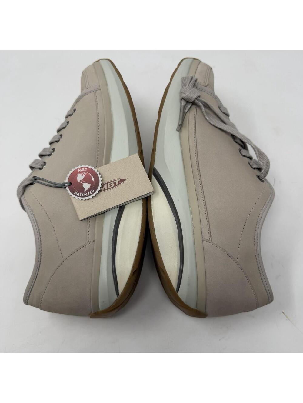 MBT Nafasi Tan Leather  Platform Rocker Toning Casual Sneakers 41/10-10.5